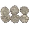 Image 1 : Lot of 3 Potosi, Bolivia, cob 8 reales, assayer P (mid- to late 1620s), some with lions-castles tran