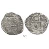 Image 1 : Potosi, Bolivia, cob 8 reales, 16(30-1)(T), "+" ornaments.
