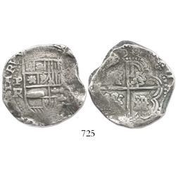 Potosi, Bolivia, cob 8 reales, (16)40FR, rare.