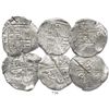 Image 1 : Lot of 3 Potosi, Bolivia, cob 8 reales, Philip IV, assayers T, TR and FR, with small chopmarks and t