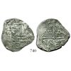 Image 1 : Potosi, Bolivia, cob 4 reales, (162)5/4?, assayer not visible, extremely rare.
