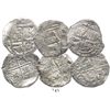 Image 1 : Lot of 3 Potosi, Bolivia, cob 4 reales, Philip III and IV, one with assayer R visible, with small ch