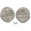 Image 1 : Potosi, Bolivia, cob 1 real, Philip III, assayer T, with P-T to right (1618).
