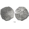 Image 1 : Potosi, Bolivia, cob 8 reales, 1674E.