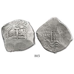 Potosi, Bolivia, cob 8 reales, 1716Y.