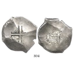 Potosi, Bolivia, cob 8 reales, 1718Y.