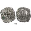 Image 1 : Potosi, Bolivia, cob 8 reales, 1736E.