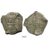 Image 1 : Potosi, Bolivia, cob 4 reales, 1721Y, rare.