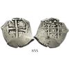 Image 1 : Potosi, Bolivia, cob 4 reales, 1724Y.