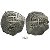 Image 1 : Potosi, Bolivia, cob 4 reales, 1733/2YA, very rare.