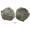 Image 1 : Potosi, Bolivia, cob 4 reales, 1735E, ex-Sellschopp, rare.