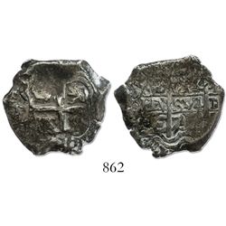 Potosi, Bolivia, cob 4 reales, 1736E.