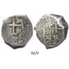 Image 1 : Potosi, Bolivia, cob 4 reales, 1743C.