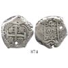 Image 1 : Potosi, Bolivia, cob 4 reales, 1747q.