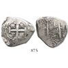 Image 1 : Potosi, Bolivia, cob 4 reales, 1748q.