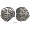Image 1 : Potosi, Bolivia, cob 4 reales, 1751q/E, very rare.