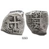 Image 1 : Potosi, Bolivia, cob 4 reales, 1756(q).