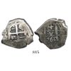 Image 1 : Potosi, Bolivia, cob 4 reales, 1763V-Y.