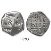 Image 1 : Potosi, Bolivia, cob 4 reales, 1773V-(Y), rare final date of cobs.