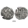 Image 1 : Potosi, Bolivia, cob 2 reales, 1699F.