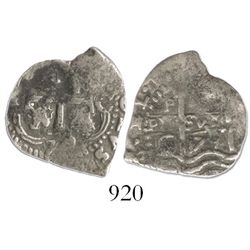 Potosi, Bolivia, cob 1 real, 1679C.