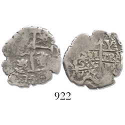 Potosi, Bolivia, cob 1 real, 1725Y, (Louis I).