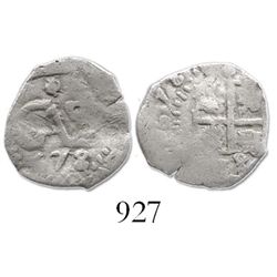 Potosi, Bolivia, cob 1/2 real, 1678.