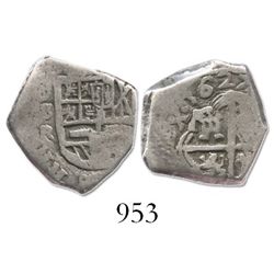 Seville, Spain, cob 1 real, 1627R.