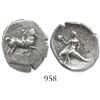 Image 1 : CALABRIA, Tarentum. Ca. 280-272 BC. AR didrachm.