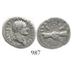 Image 1 : Roman Empire. Vespasian. 69-79 AD. AR denarius. Rome mint. Struck 73 AD.