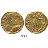 Image 1 : Roman Empire. Valentinian I. 364-375 AD. AV solidus. Antioch mint, 1st officina. Struck 364 AD.