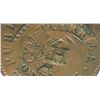 Image 2 : Chile, copper 1/2 centavo, 1853, with GUERRA [del Pacifico] and B H / C (incuse) countermarks pertai