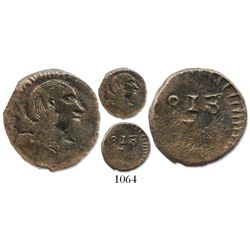 Santa Marta (Royalist), Colombia, copper 1/2 real, Ferdinand VII, 1813, very rare.
