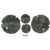 Image 1 : Bogota (Royalist), Colombia, copper 1/4 real, no date (early 1800s), rare.