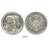 Image 1 : Württemberg, German States, proof 3 mark, Wilhelm II, 1911-F, wedding anniversary, variety with high