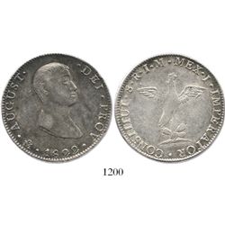 Mexico City, Mexico, 8 reales, 1822JM, Iturbide.