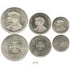 Image 1 : Portugal, prooflike set of 1000-500-200 reis (3 coins), 1898, 400th anniversary of the discovery of
