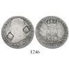 Image 1 : Madrid, Spain, 4 reales, Joseph Napoleon, 1812AI, with unidentified "heart(?)" countermarks on obver