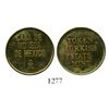 Image 1 : Mexico, brass mint-trial token for Turkish 100 kurus (ca.1980) struck at the Mexico City mint.