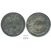 Image 1 : Mexico, white-metal (pewter?) medal of the Mayan calendar with Spanish/English interpretation sheet.