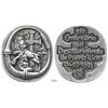 Image 1 : Matte silver-plated bronze medal made by artist Lorenzo Homar (1913-2004) in 1993 to commemorate the