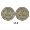Image 1 : St. Thomas, Virgin Islands, copper-nickel or brass 5c Mexic token, A. Burnet (1887).