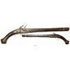 Image 1 : European flintlock pistol, 1700s, ornately carved stock.