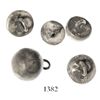 Image 1 : Lot of 5 small silver buttons, Spanish colonial (1500s).