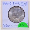Image 1 : 1969-D Kennedy Half Dollar UNC.
