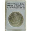 Image 1 : 1881-O Morgan Silver Dollar VAM 23 MS-66