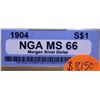 Image 3 : 1904 Morgan Silver Dollar MS66 By NGA