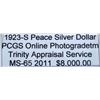 Image 3 : 1923-S Peace Silver Dollar MS-65 PCGS w/ App