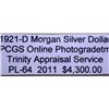 Image 3 : 1921-D Morgan Silver Dollar PL-64 PCGS w/Appraisal