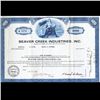 1960s Beaver Creek Stock Certificate Scarce (CUR-06397)
